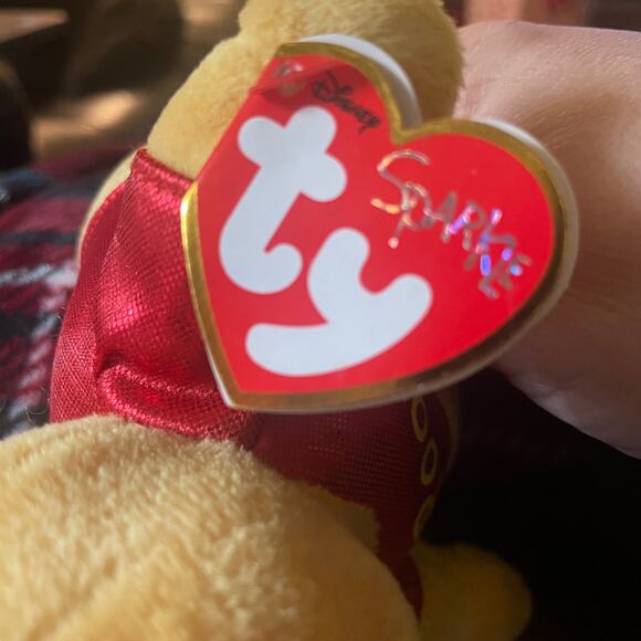 Disney Pooh TY Collectible Vintage Stuffed Beanie Baby Plush - Picture 3 of 3